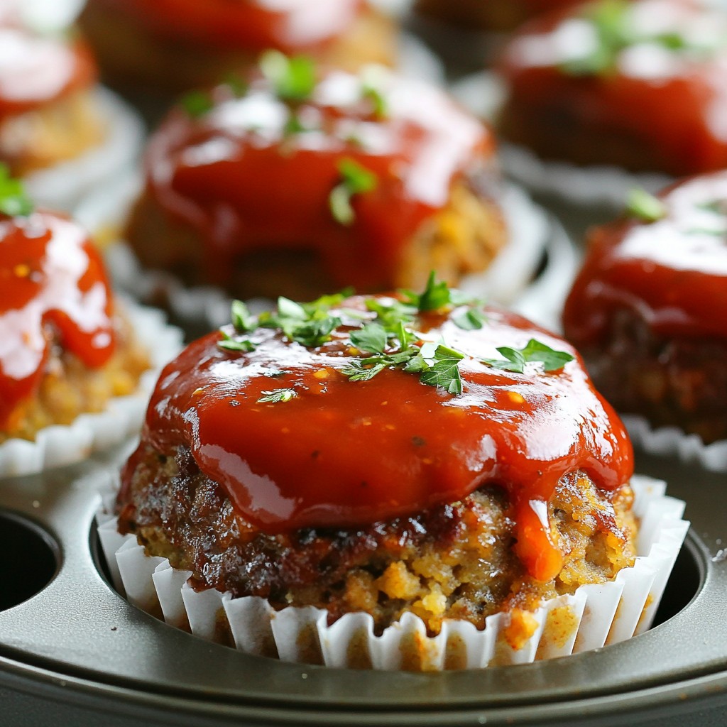 Bourbon BBQ Meatloaf Cupcakes Tasty and Unique Delight