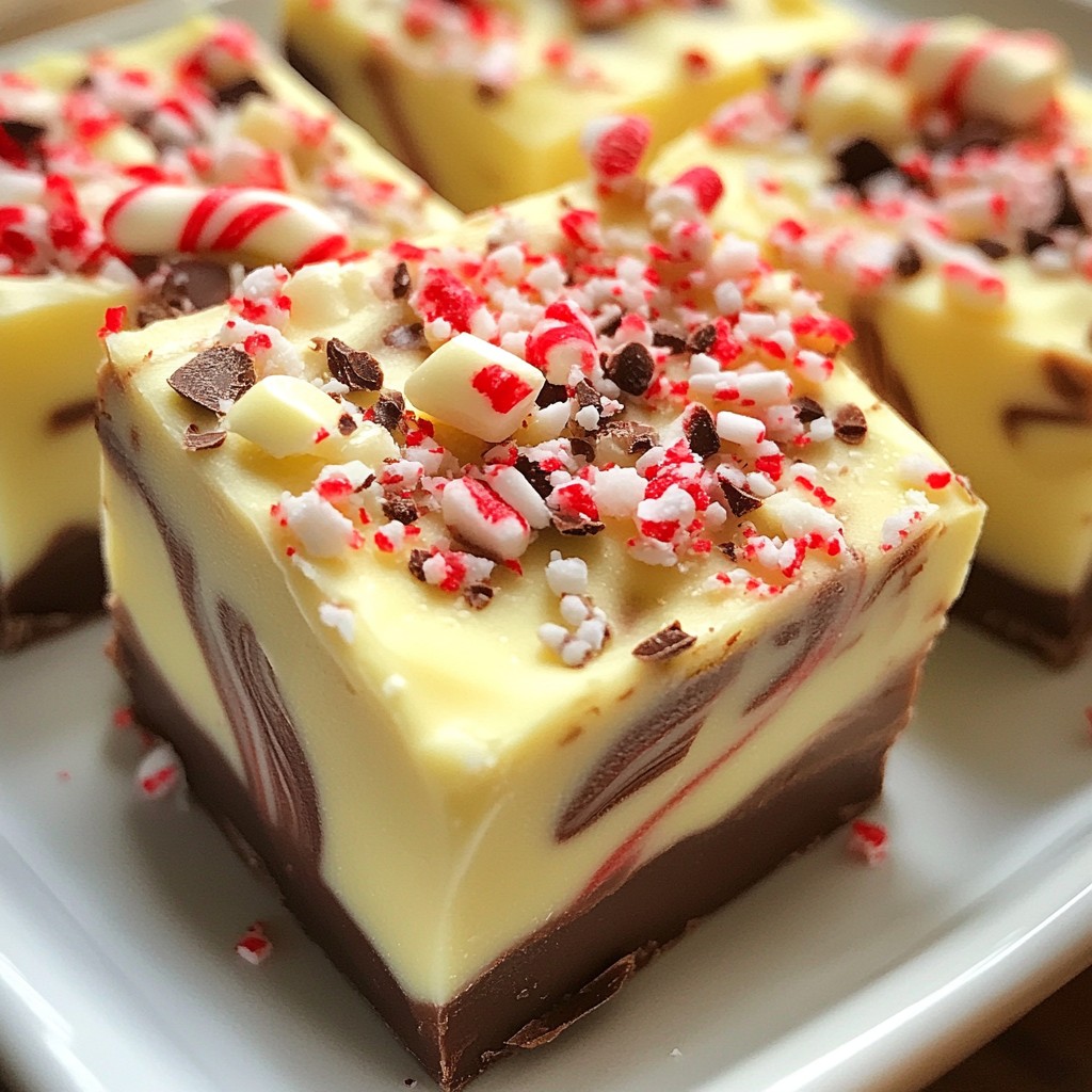 Peppermint Swirl Fudge Irresistible Holiday Treat