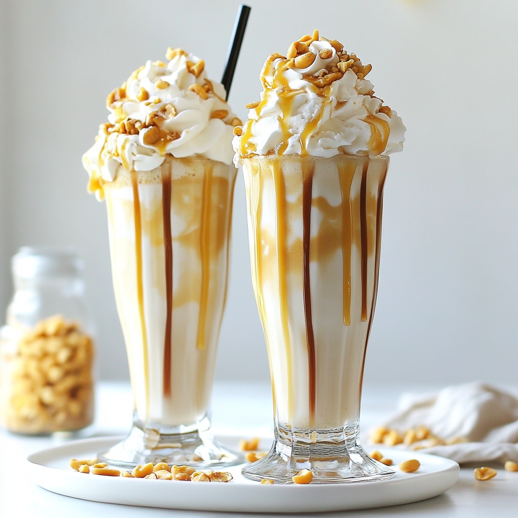 Copycat Peanut Butter Milkshake Easy and Creamy Treat