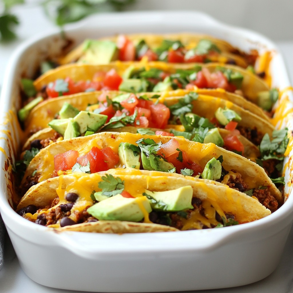 Oven Baked Tacos Crunchy and Savory Delight