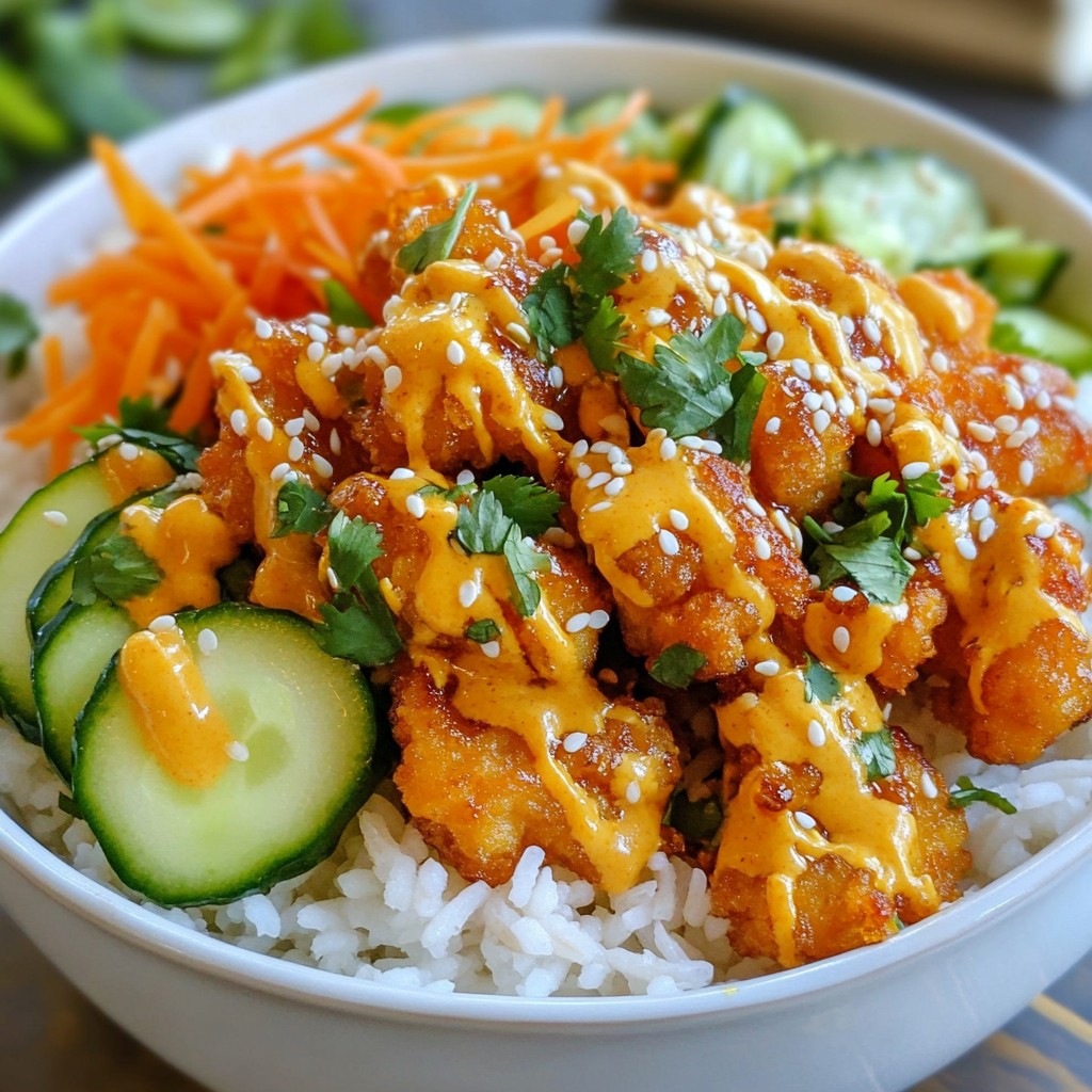 Bang Bang Chicken Bowl Flavorful and Easy Recipe