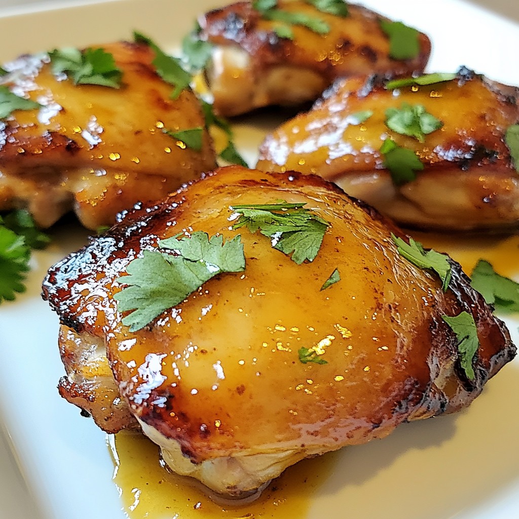 Chipotle Honey Chicken Thighs Savory Dinner Delight
