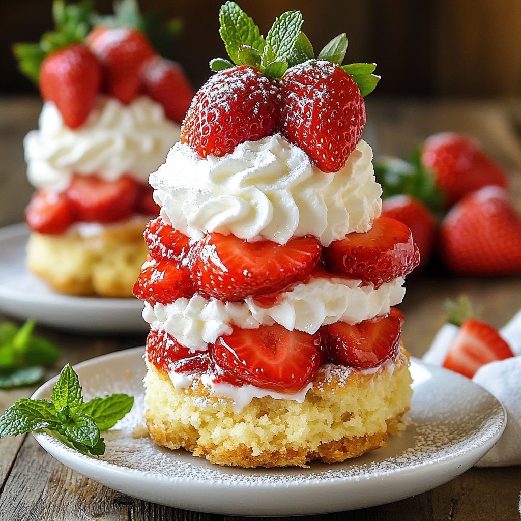 Strawberry Shortcake Dessert Cups Delightful and Easy