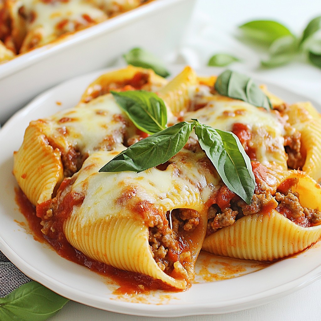 Beef Stuffed Shells with Ricotta Flavorful Dinner Idea