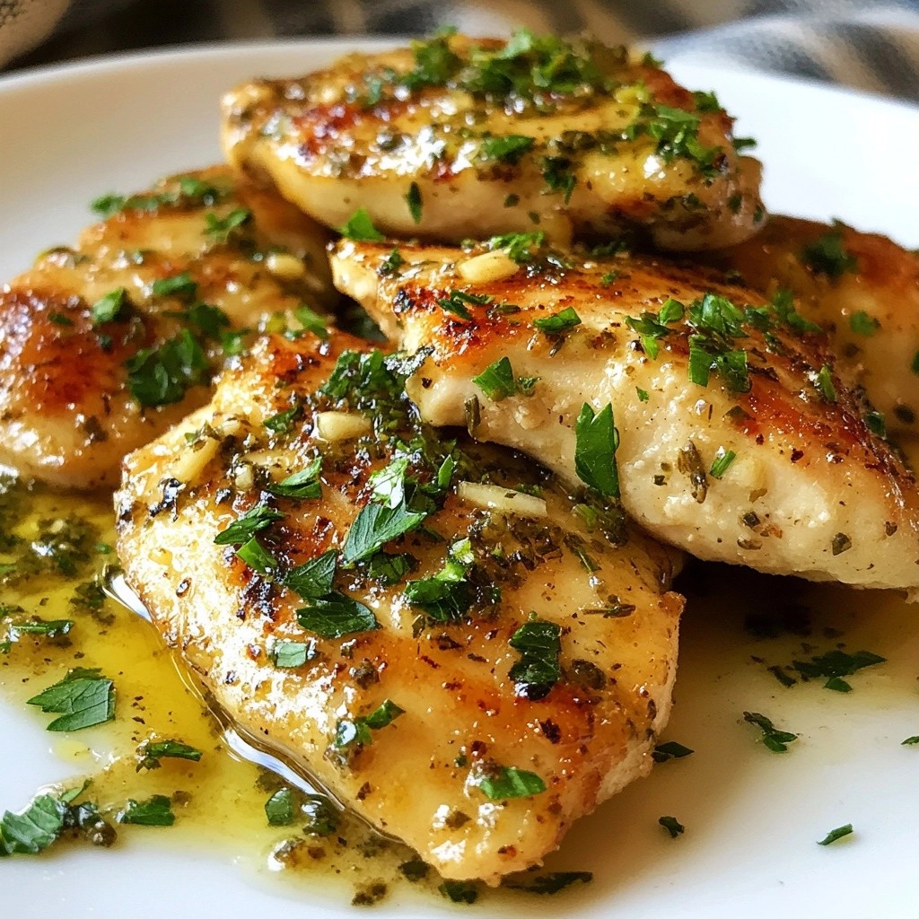 5-Ingredient Quick Garlic Herb Chicken Skillet Recipe