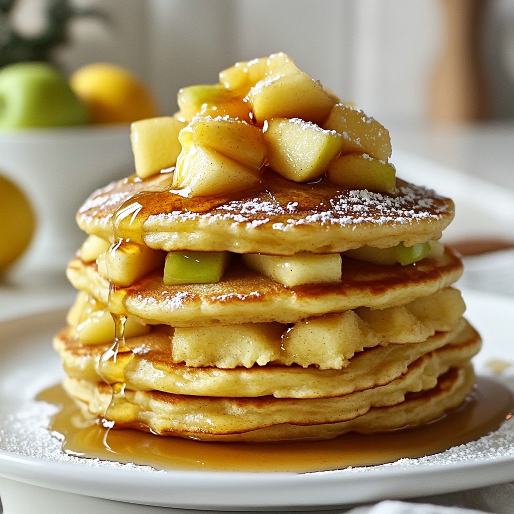 Fast Fluffy Cinnamon Apple Pancakes Delightful Recipe