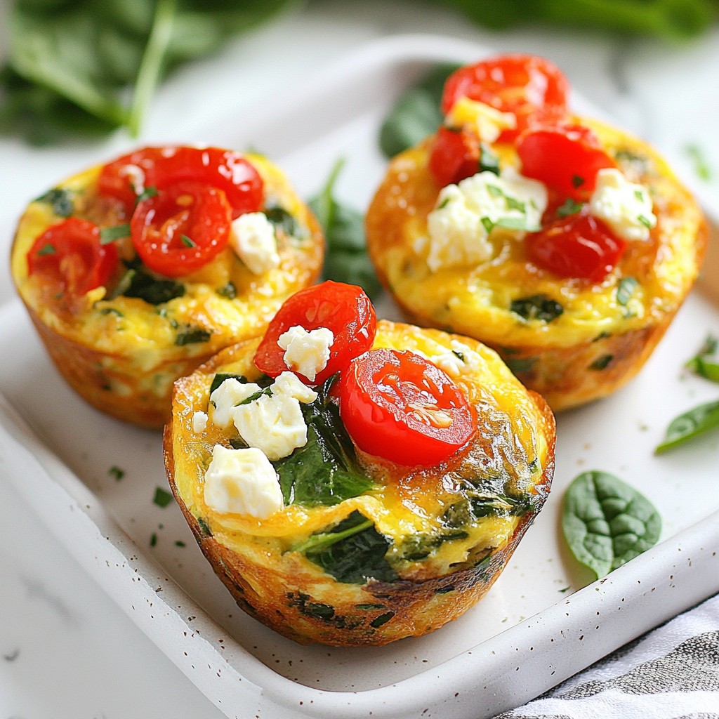 Spinach Feta Egg Muffins Flavorful and Nutritious Treat