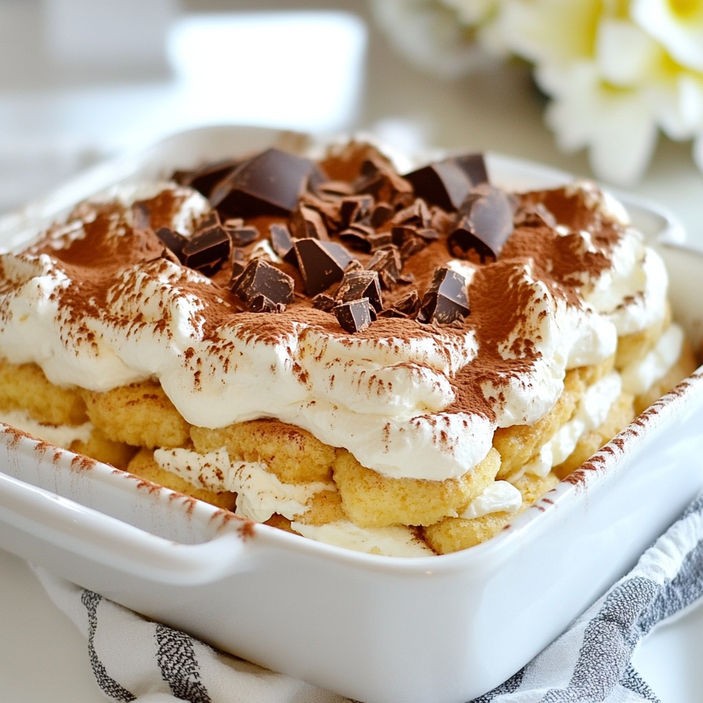 Easy Cottage Cheese Tiramisu Quick and Simple Recipe