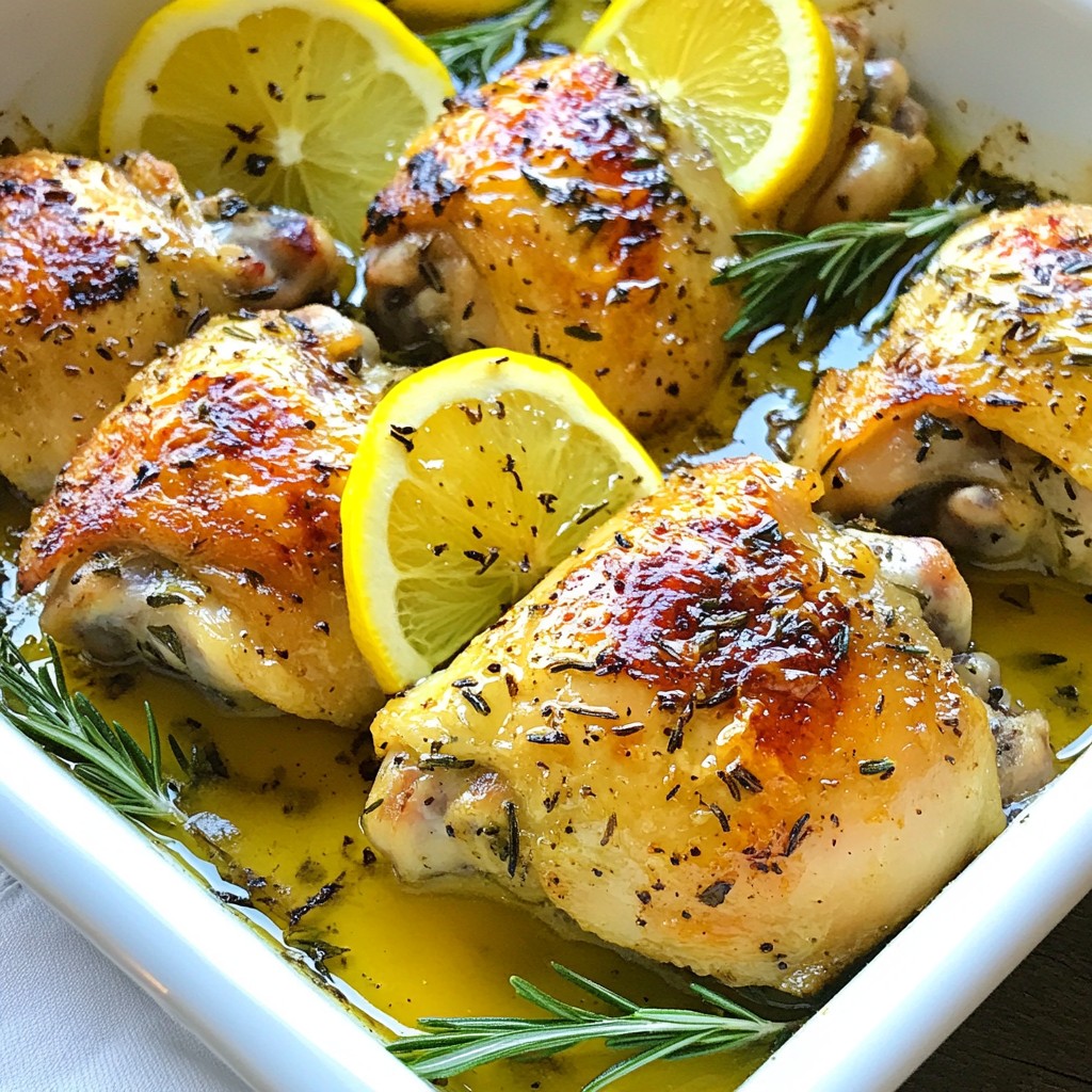 Quick Lemon Herb Chicken Thighs Flavorful and Simple