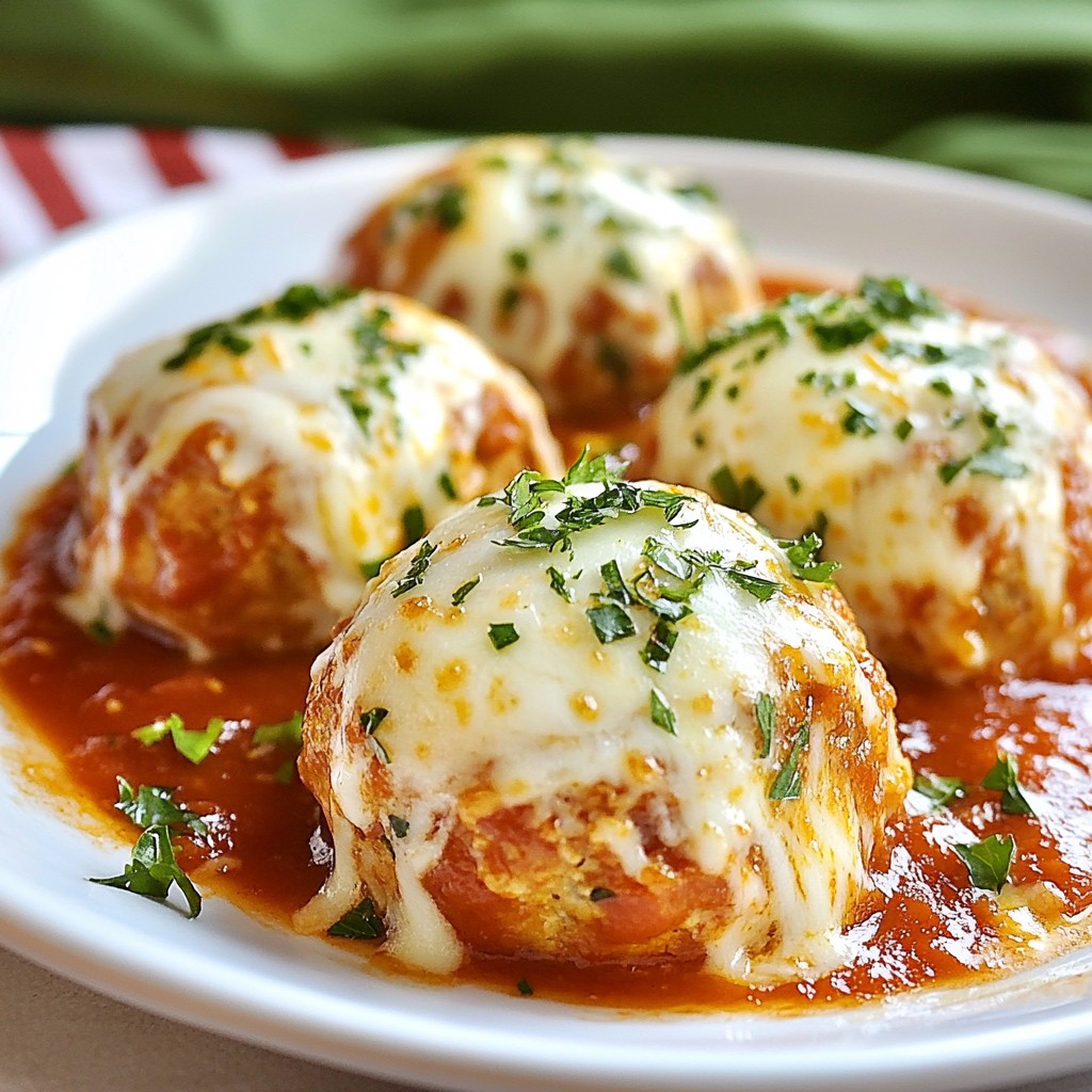 Baked Chicken Parmesan Meatballs Healthy Family Meal