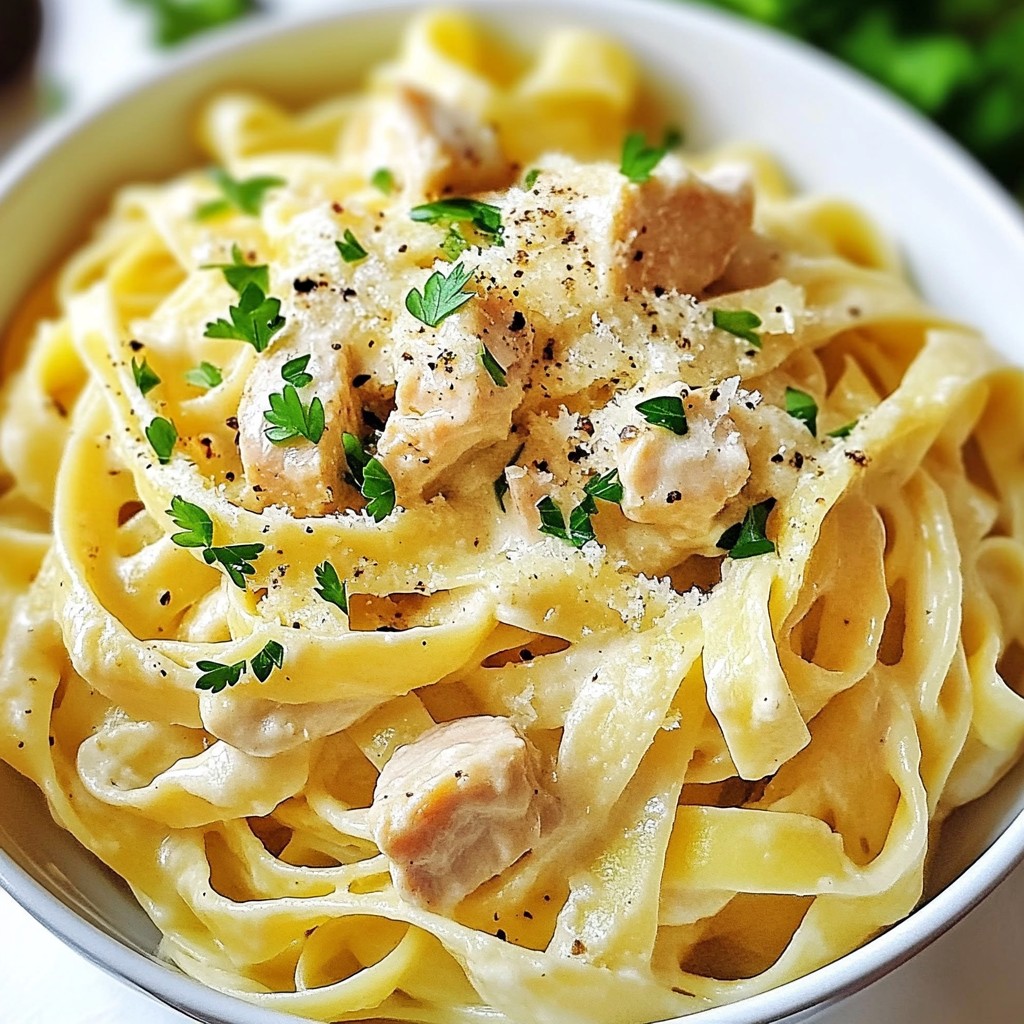 Creamy Chicken Garlic Parmesan Pasta Easy Weeknight Meal