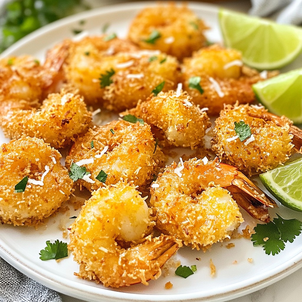 Crispy Air Fryer Coconut Shrimp Delightful Meal Idea