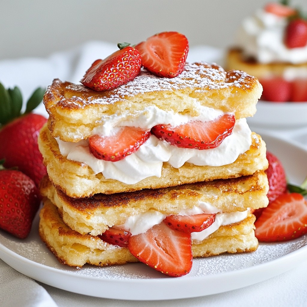 Fried Strawberry Cheesecake Sandwiches Delightful Treat