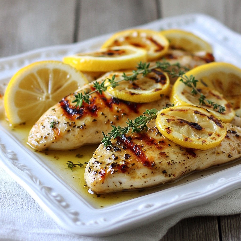 5-Ingredient Lemon Herb Chicken Breasts Recipe Guide
