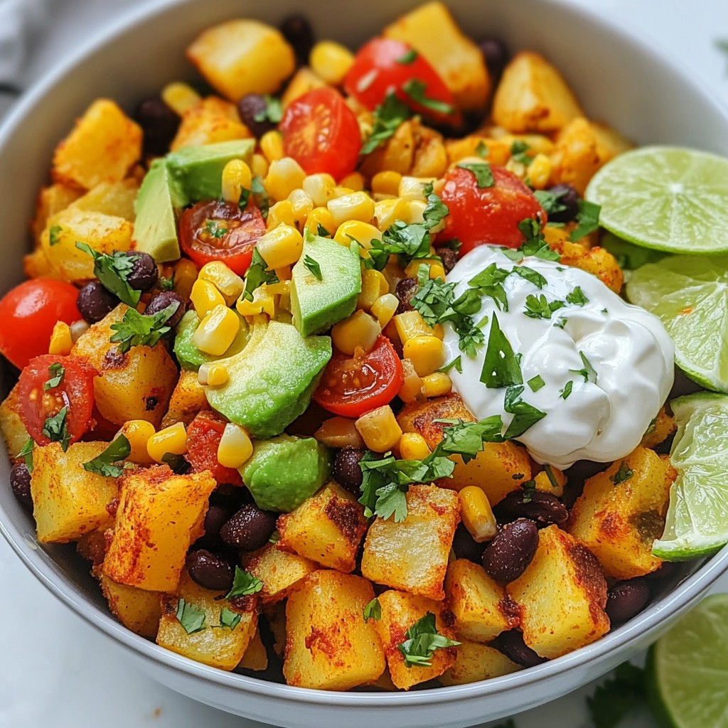 Loaded Potato Taco Bowl Tasty and Hearty Meal