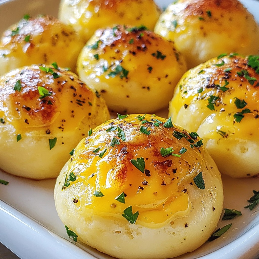 Garlic Butter Cheese Bombs Tasty Appetizer Idea