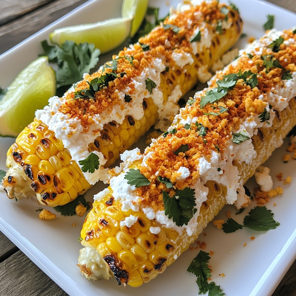 Flaming Hot Cheetos Elote Savory Grilled Delight