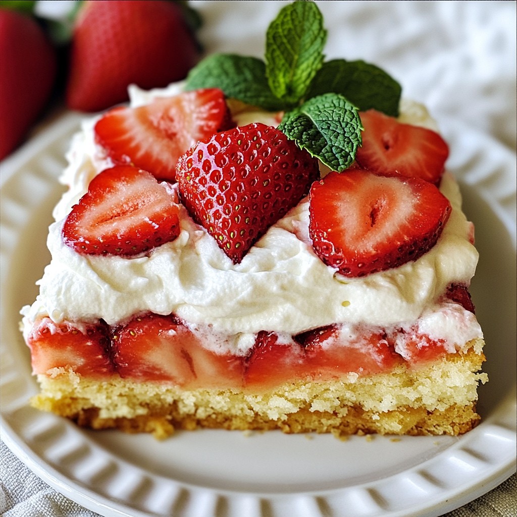 Strawberry Shortcake Bars Delicious and Easy Dessert
