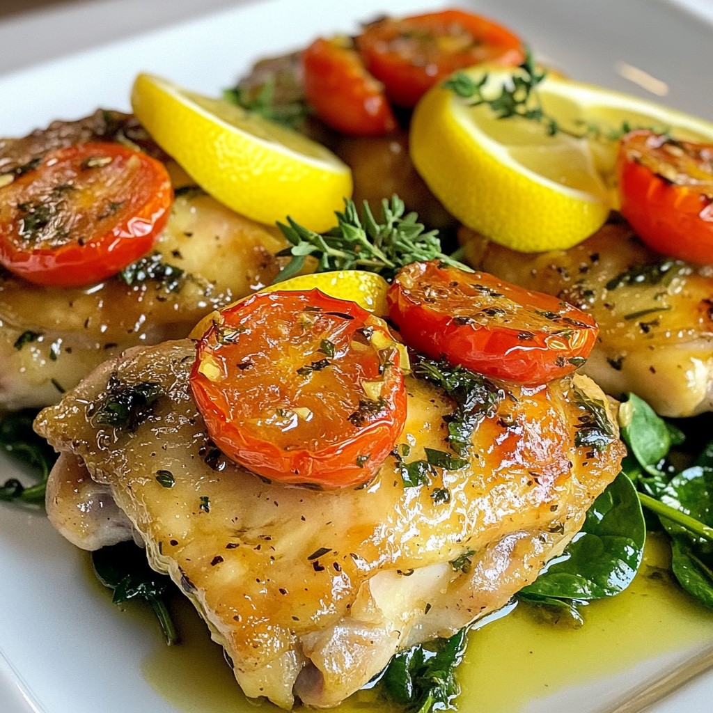 Quick Herb Lemon Chicken Skillet Flavorful Dinner Dish