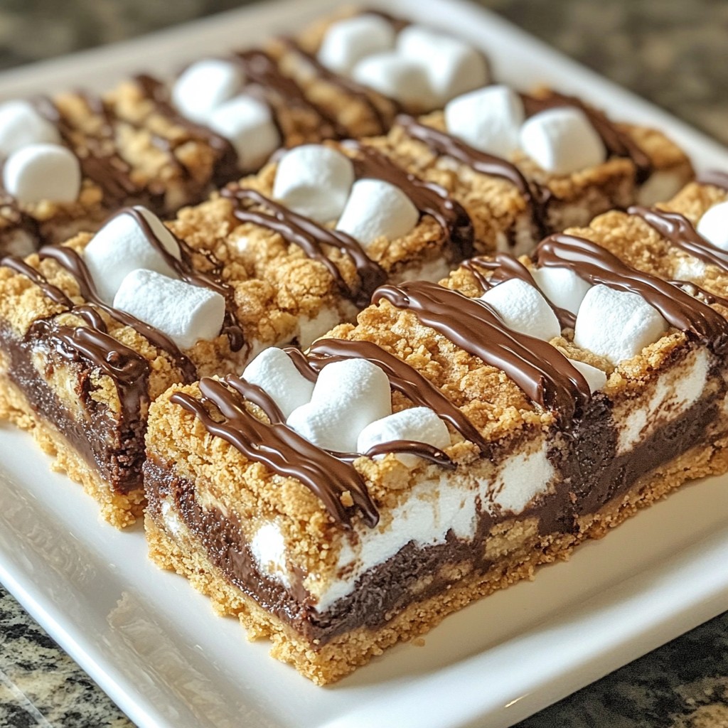 S’mores Cookie Bars Irresistible and Easy Recipe