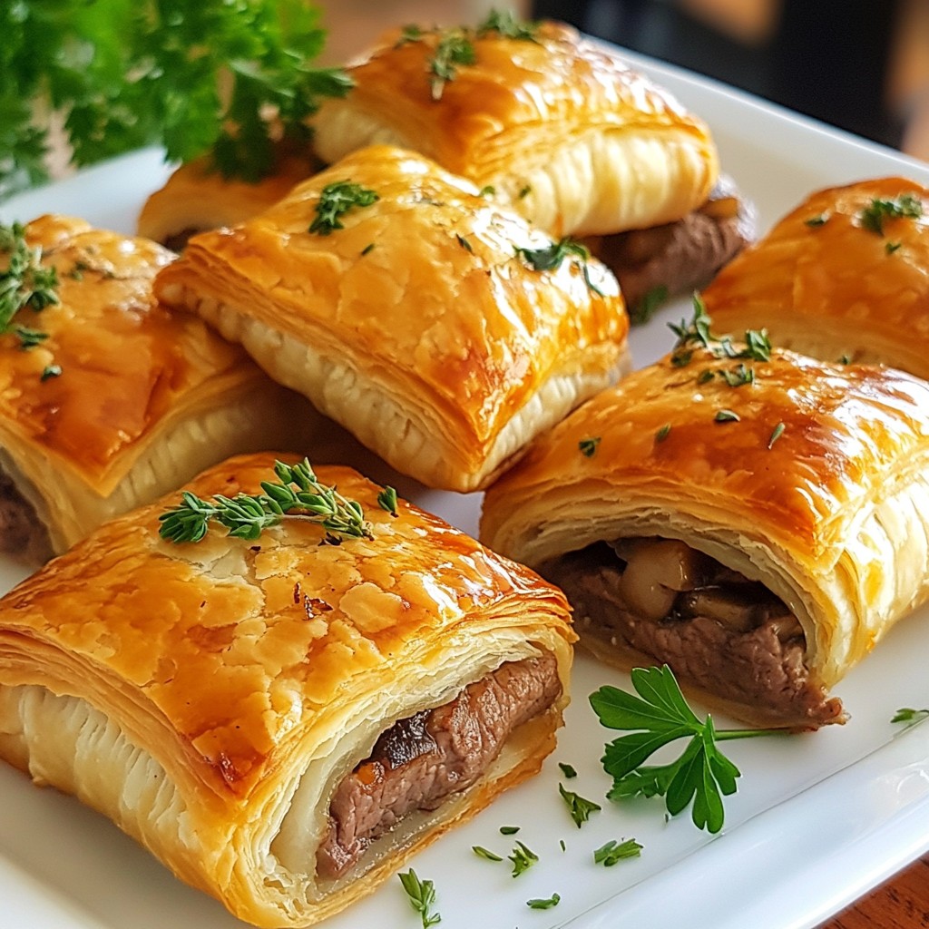 Mini Beef Wellington Bites Savory and Elegant Treat