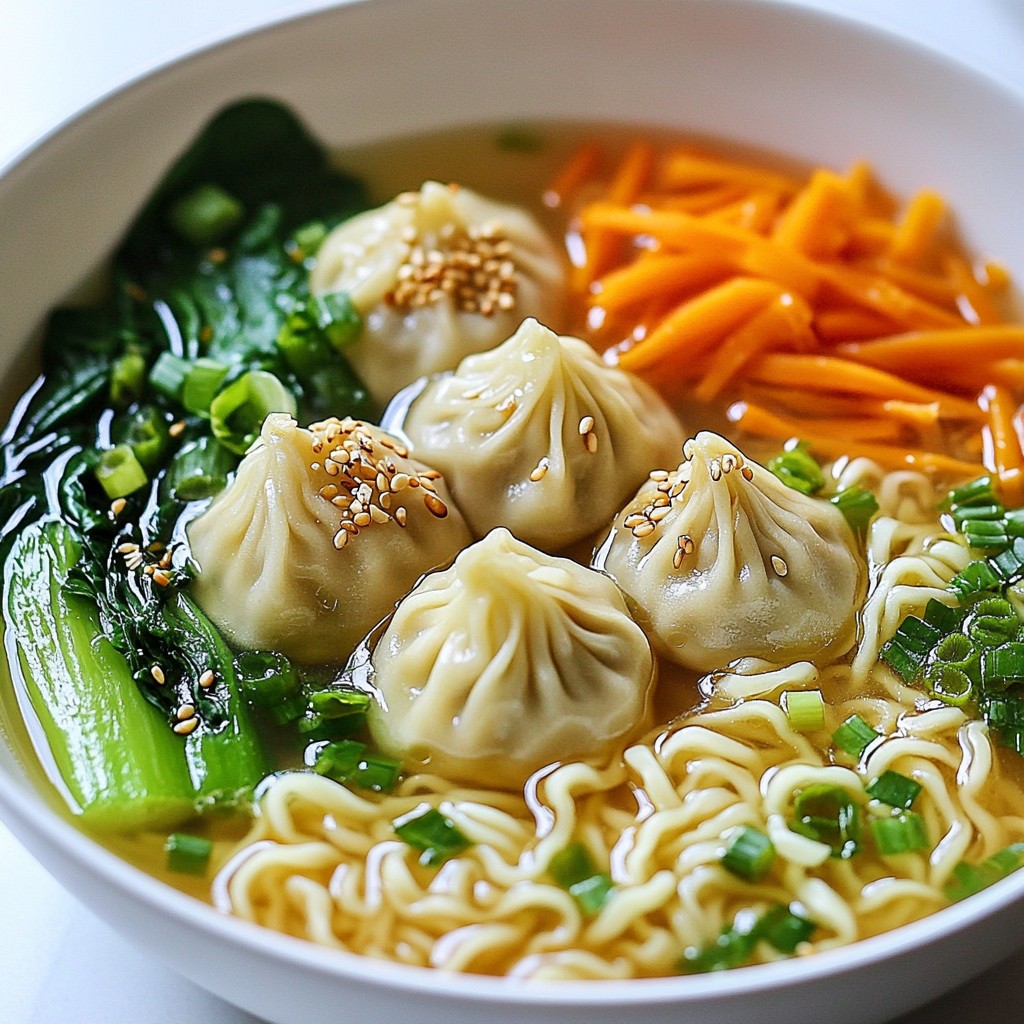 Dumpling Ramen Bowl Flavorful and Easy Comfort Food