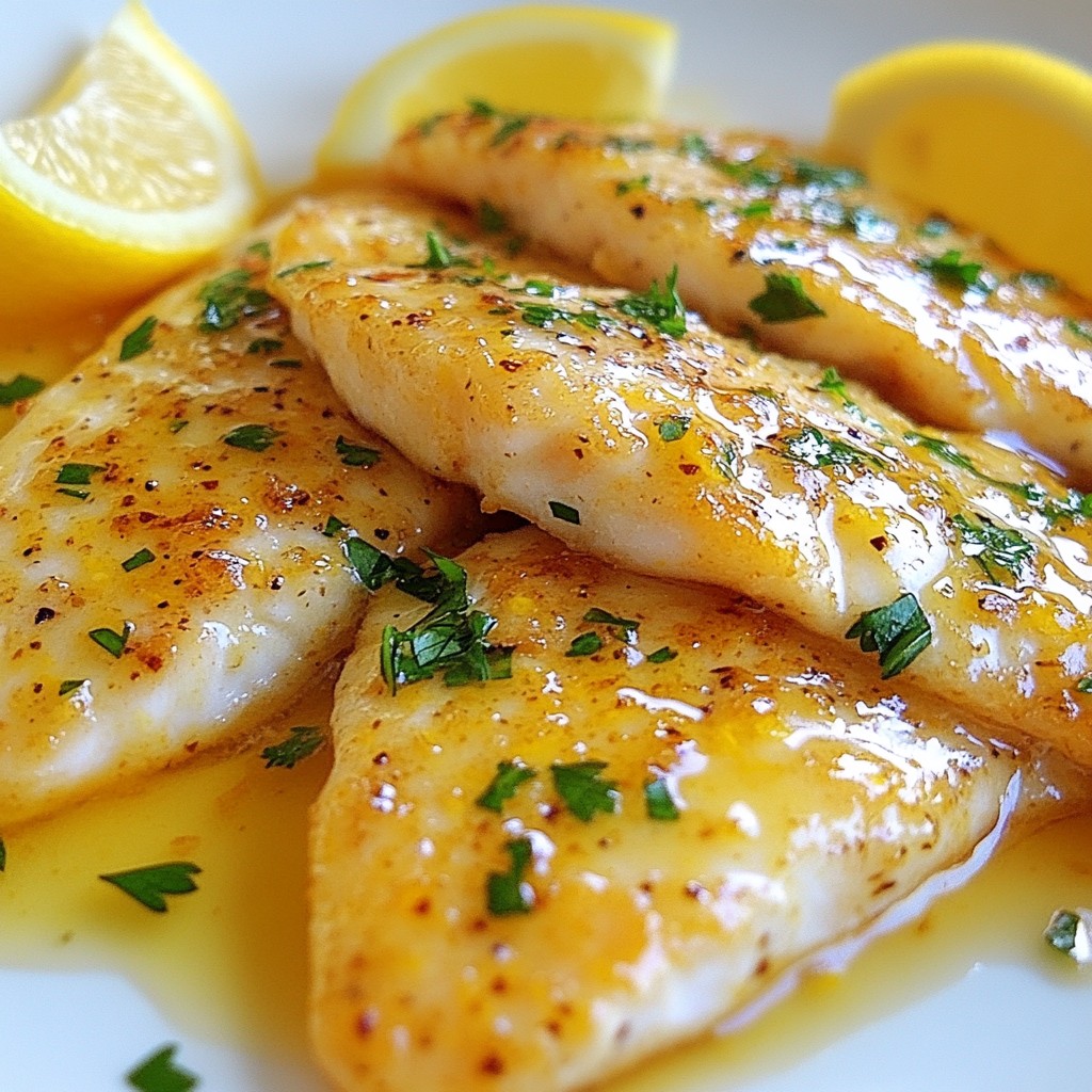Spicy 15-Minute Lemon Garlic Tilapia Easy Recipe