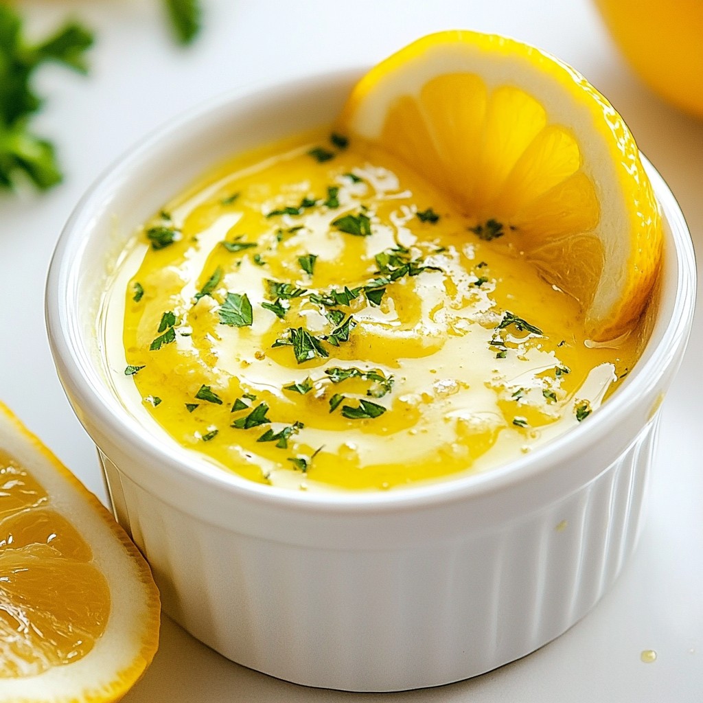 Zesty Lemon Garlic Sauce Flavorful and Easy Recipe