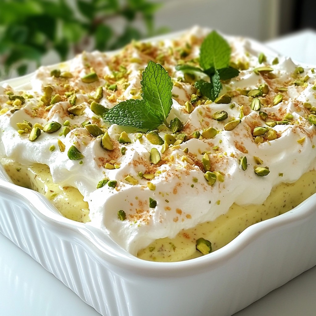 Pistachio Pudding Lush Dessert Delight Made Easy