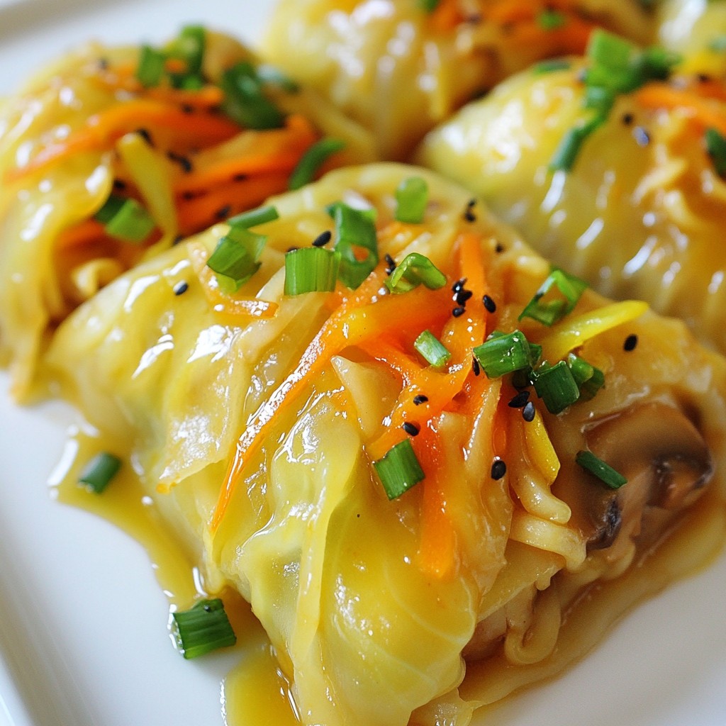 Pan-Fried Cabbage Noodle Buns for a Tasty Snack