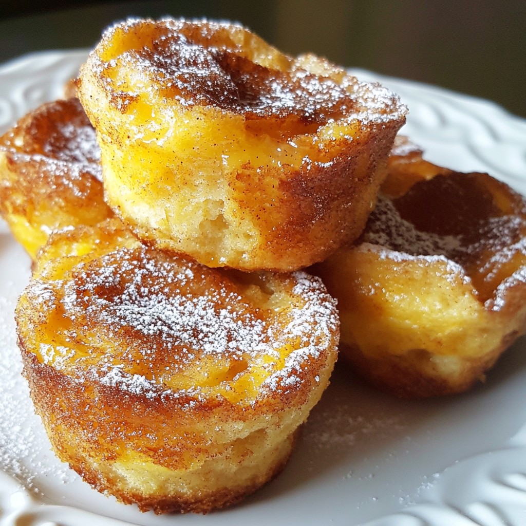 Cinnamon Sugar French Toast Muffins Delightful Treat