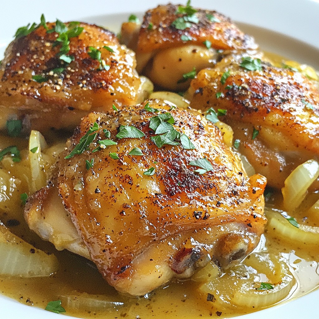 Southern Smothered Chicken Flavorful Comfort Food Dish