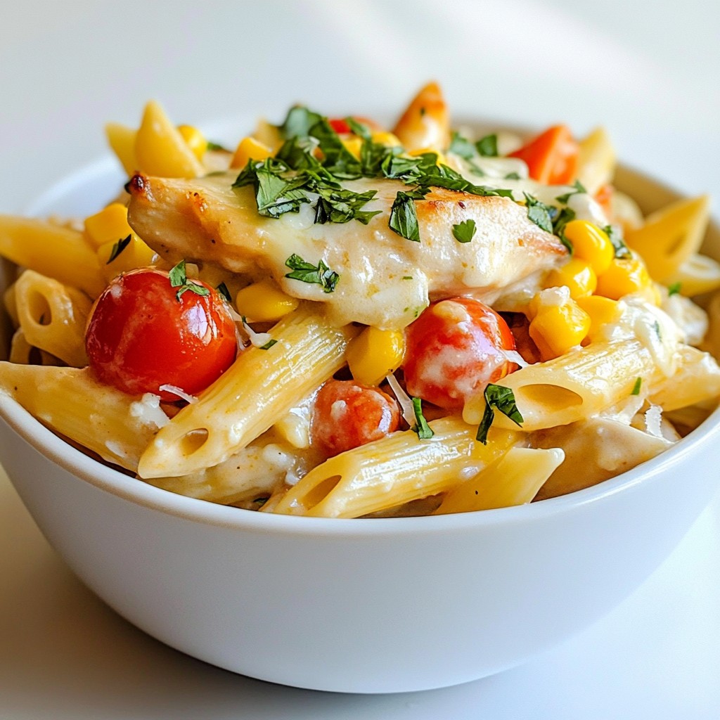 Creamy Chicken Ranch Pasta Quick and Flavorful Meal