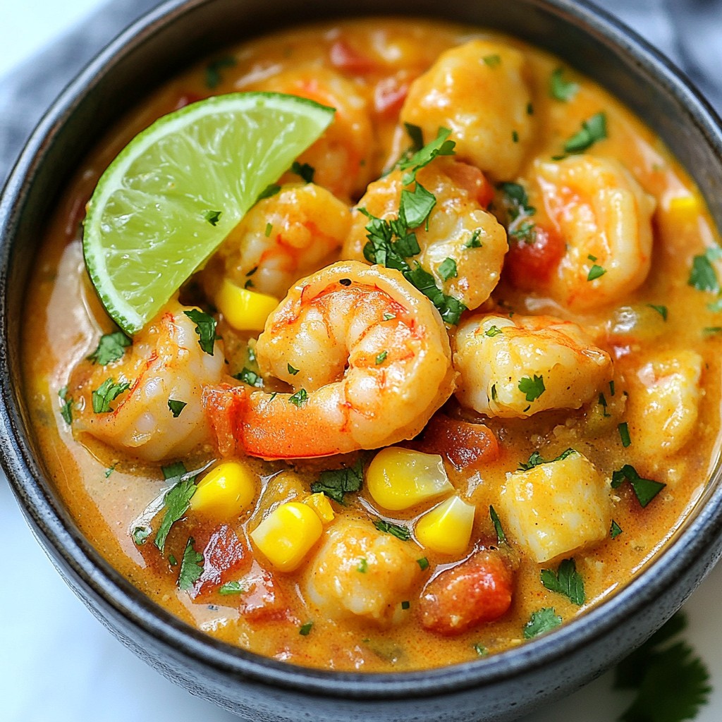 Creamy Seafood Shrimp Chili Rich and Flavorful Delight