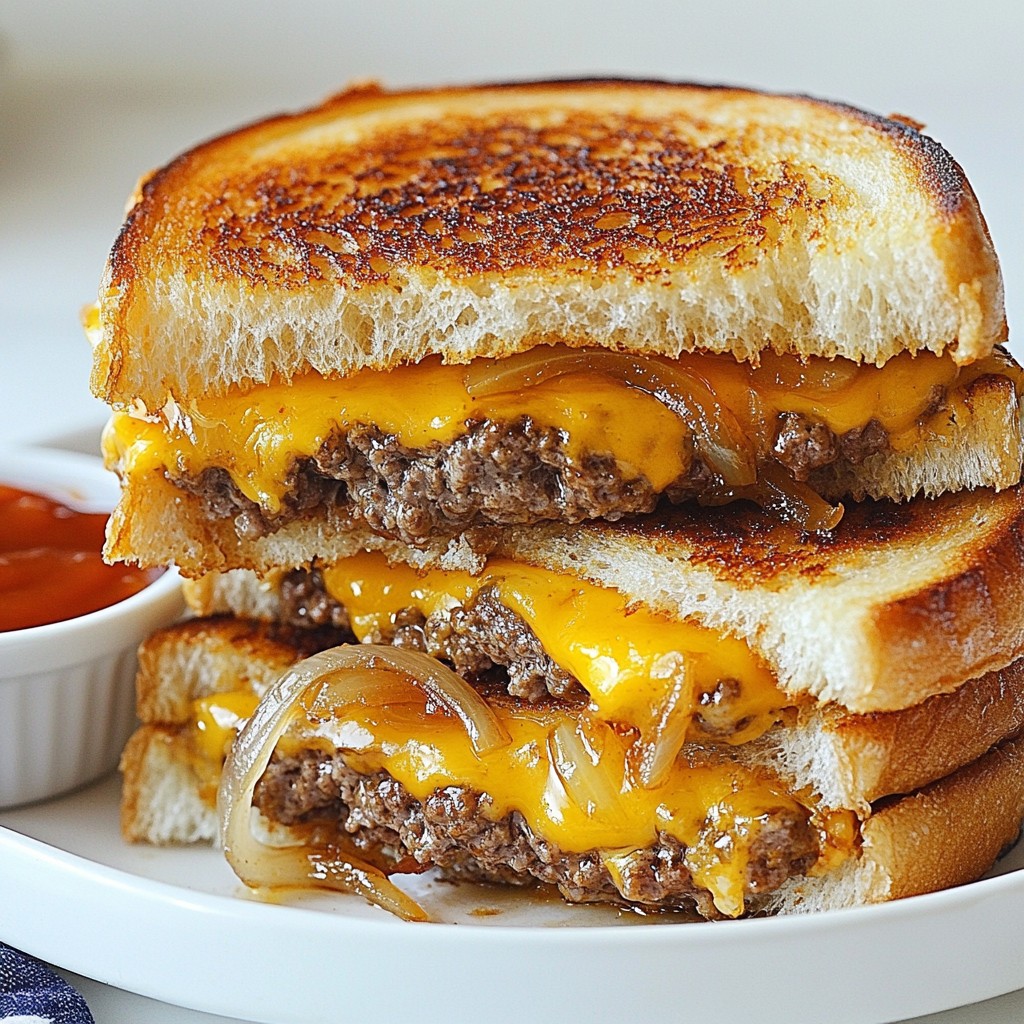 Ultimate Patty Melt with Savory Sauce Recipe