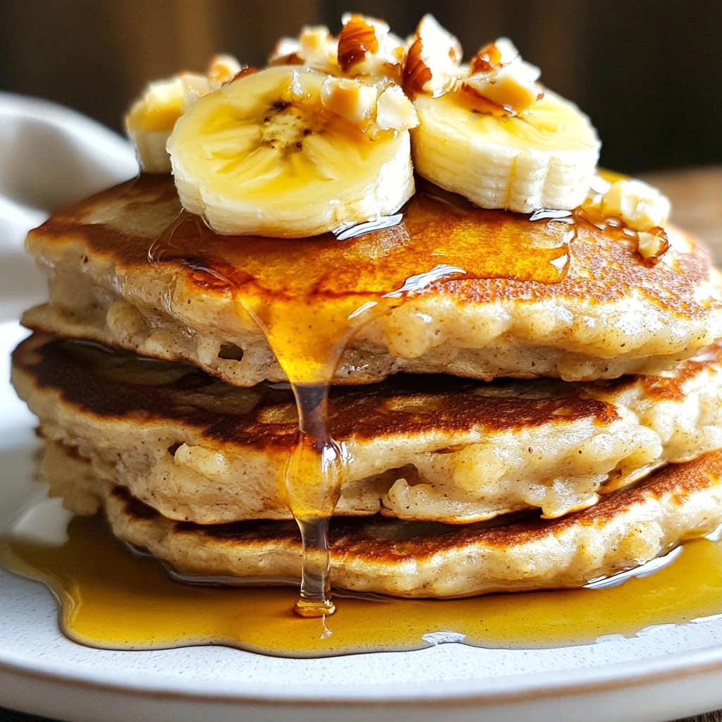 Fast Fluffy Banana Oatmeal Pancakes Recipe Delight