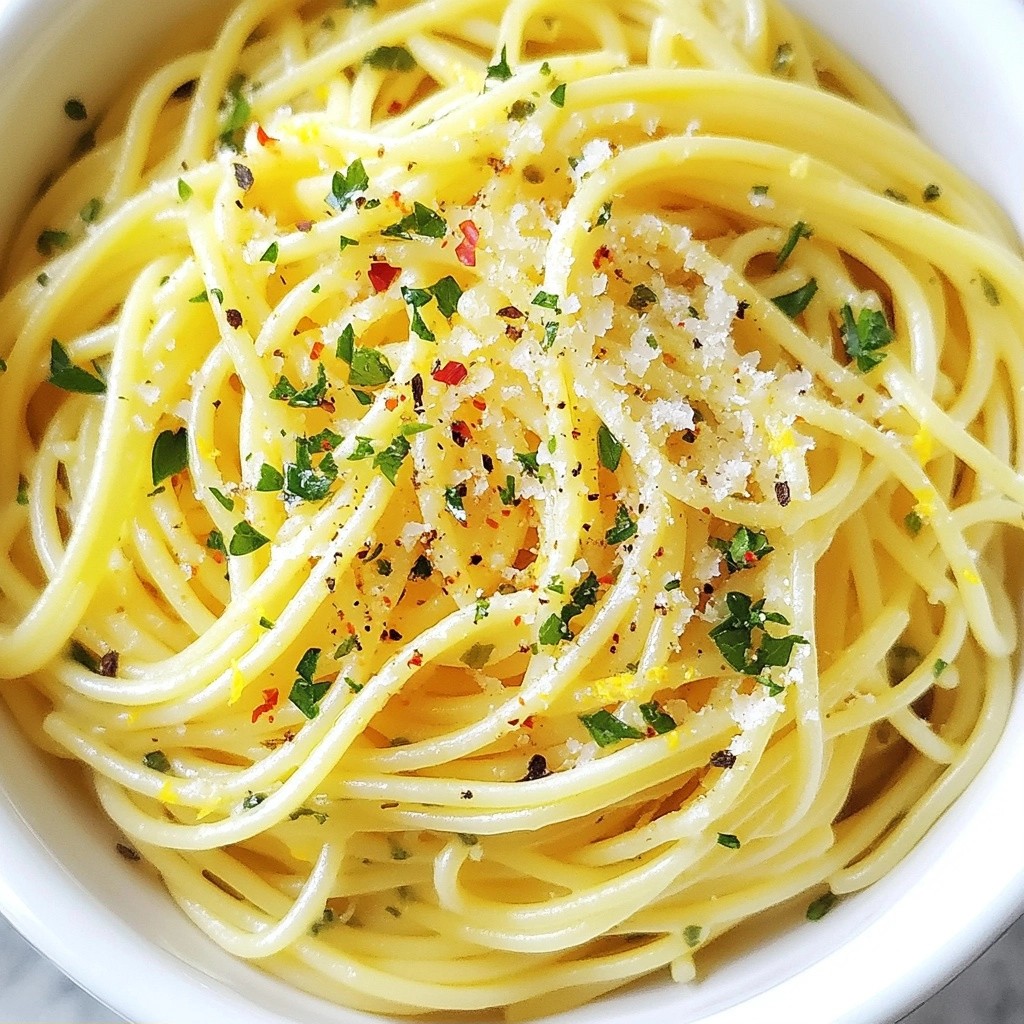 Zesty 15-Minute Lemon Herb Pasta Fresh and Simple Meal