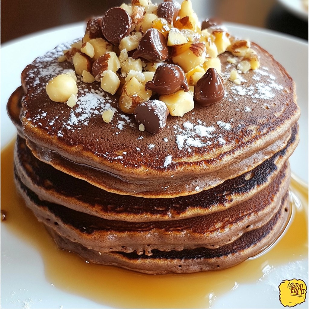 Hazelnut Chocolate Pancakes Delightful Homemade Treat