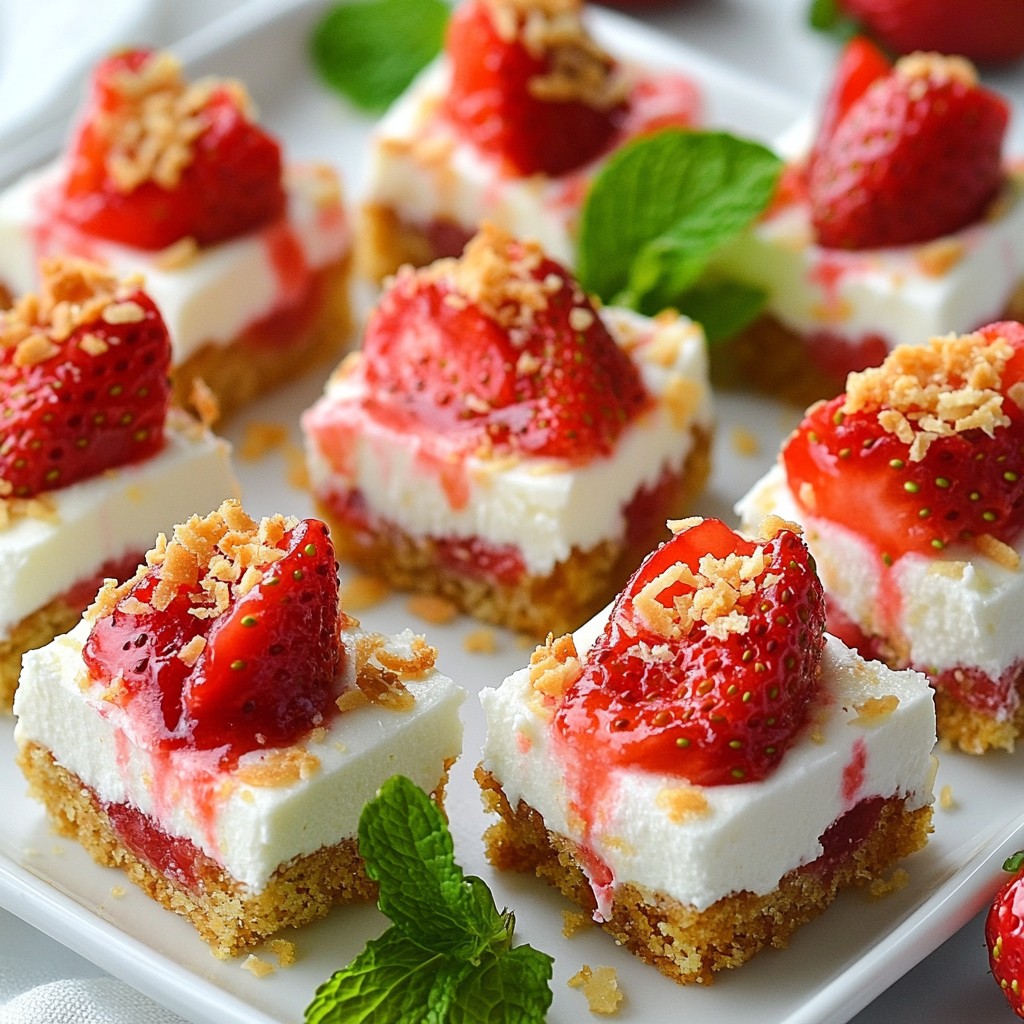 Strawberry Cheesecake Crunch Bites Easy and Tasty Treat