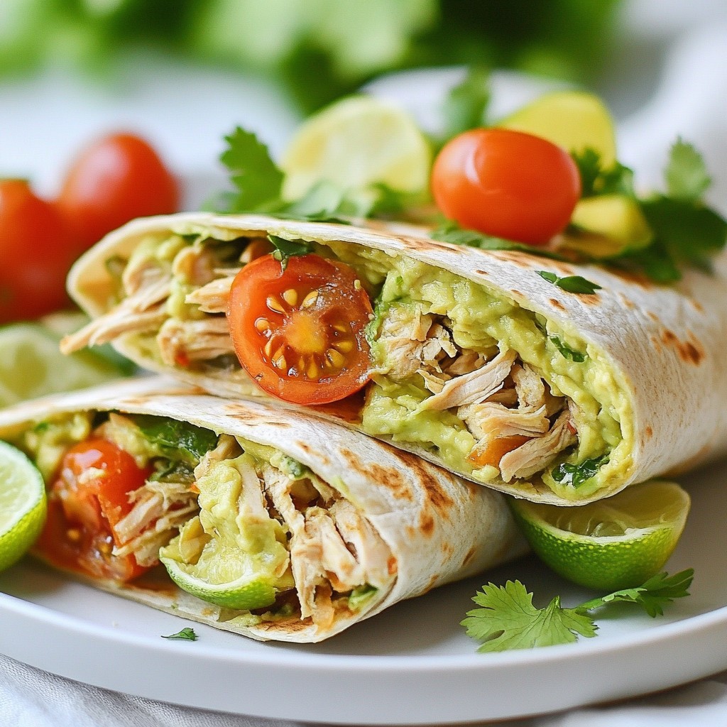 Quick Chicken Avocado Wraps Simple and Tasty Meal