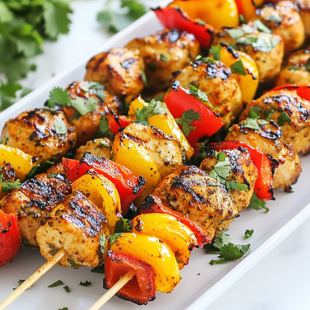 Quick Moroccan Spiced Chicken Skewers For Tasty Meals