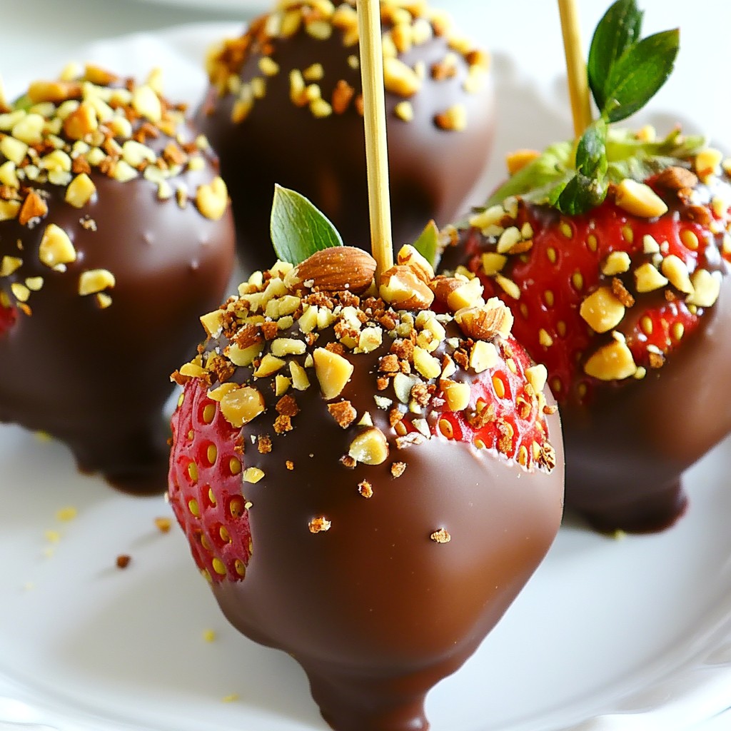 Chocolate Covered Strawberry Pops Simple and Tasty Treat