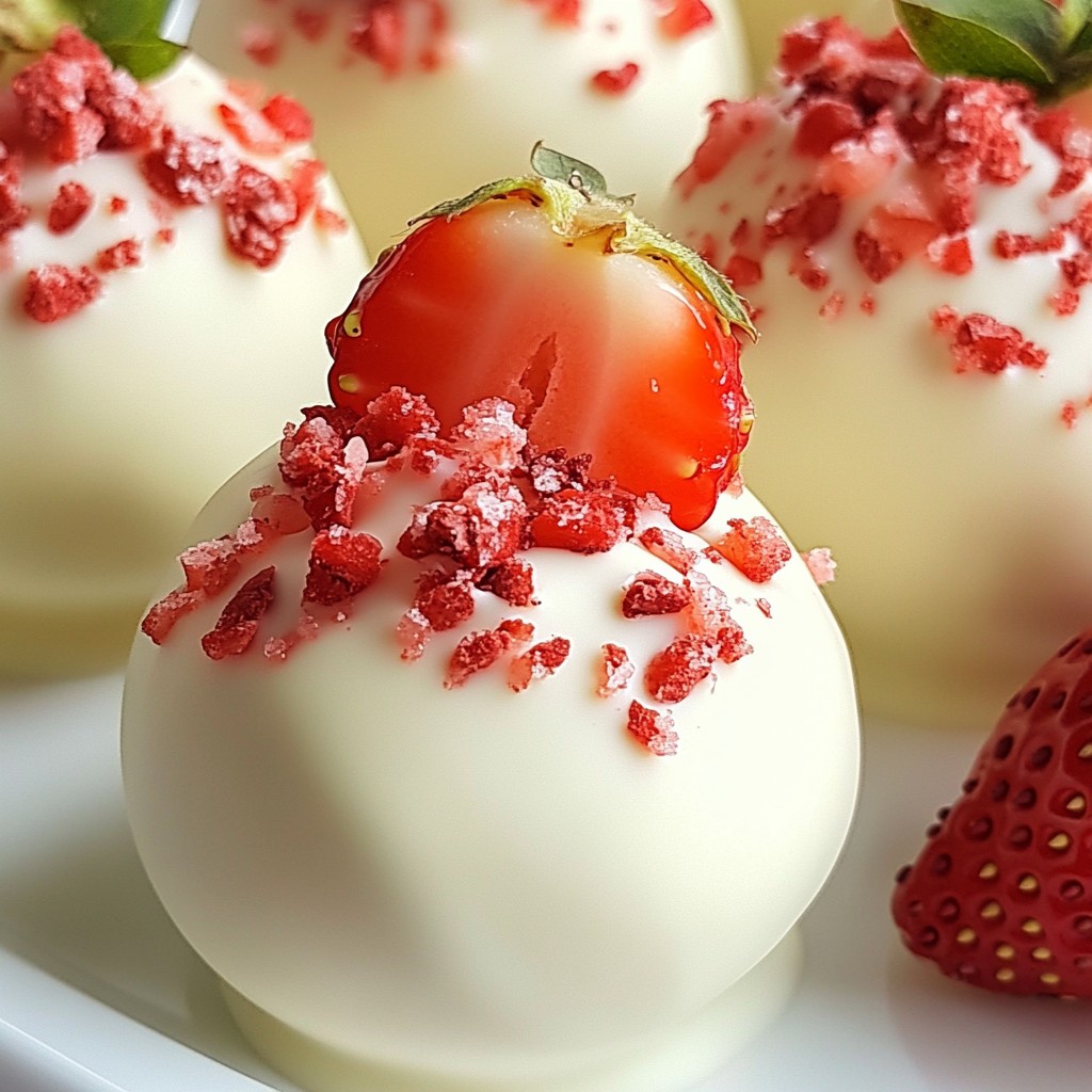 Strawberry Shortcake Oreo Balls Easy No-Bake Treat