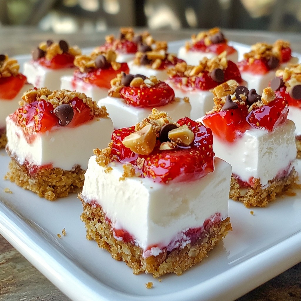 Strawberry Cheesecake Crunch Bites Simple Sweet Treat