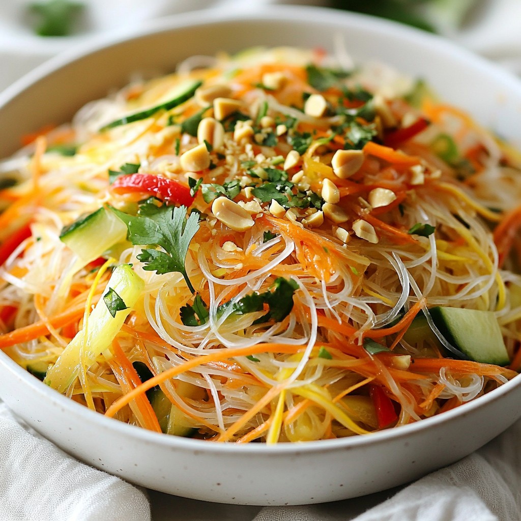 Quick No-Cook Thai Peanut Noodle Salad Fresh Delight