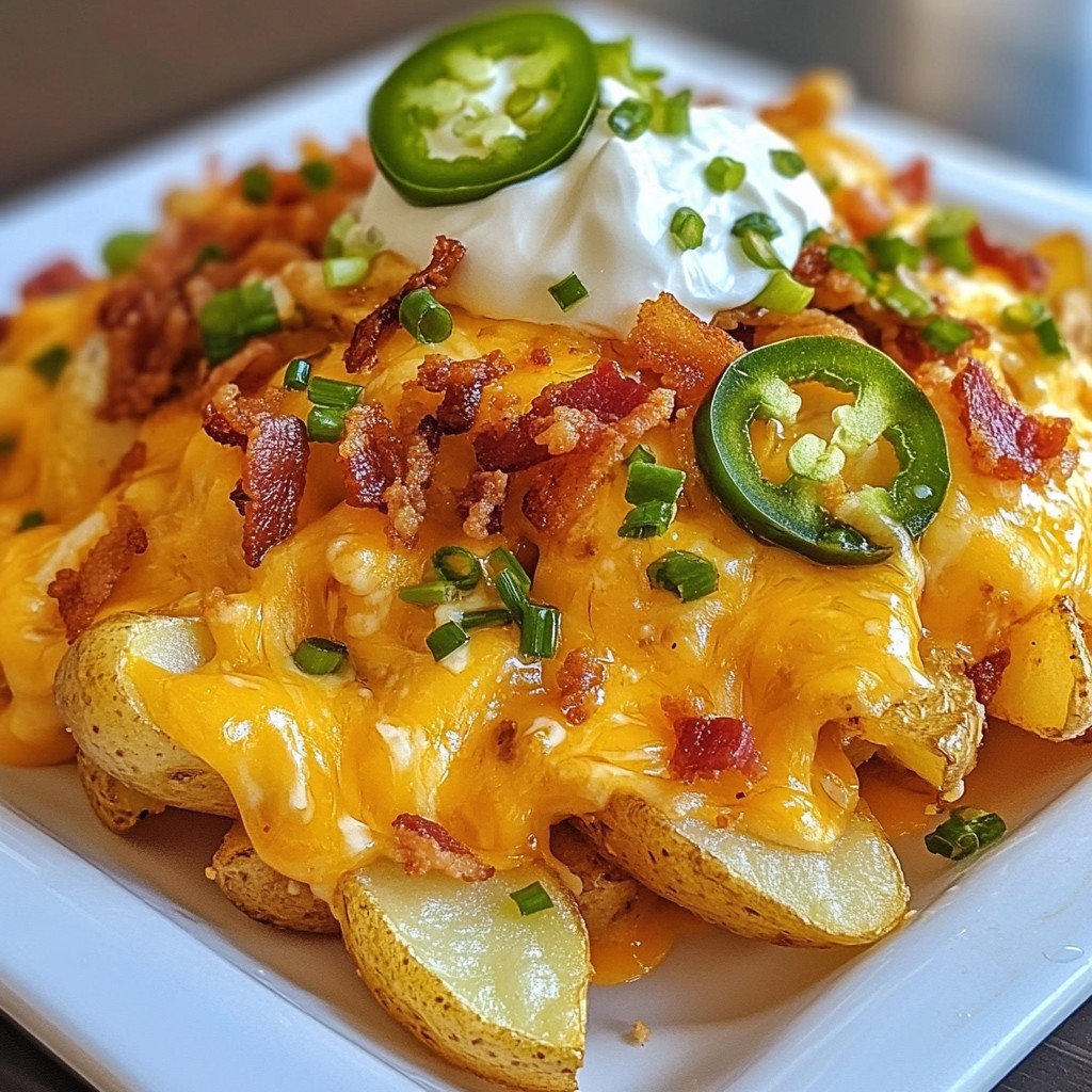 Fully Loaded Cheese Fries Irresistible and Cheesy Treat