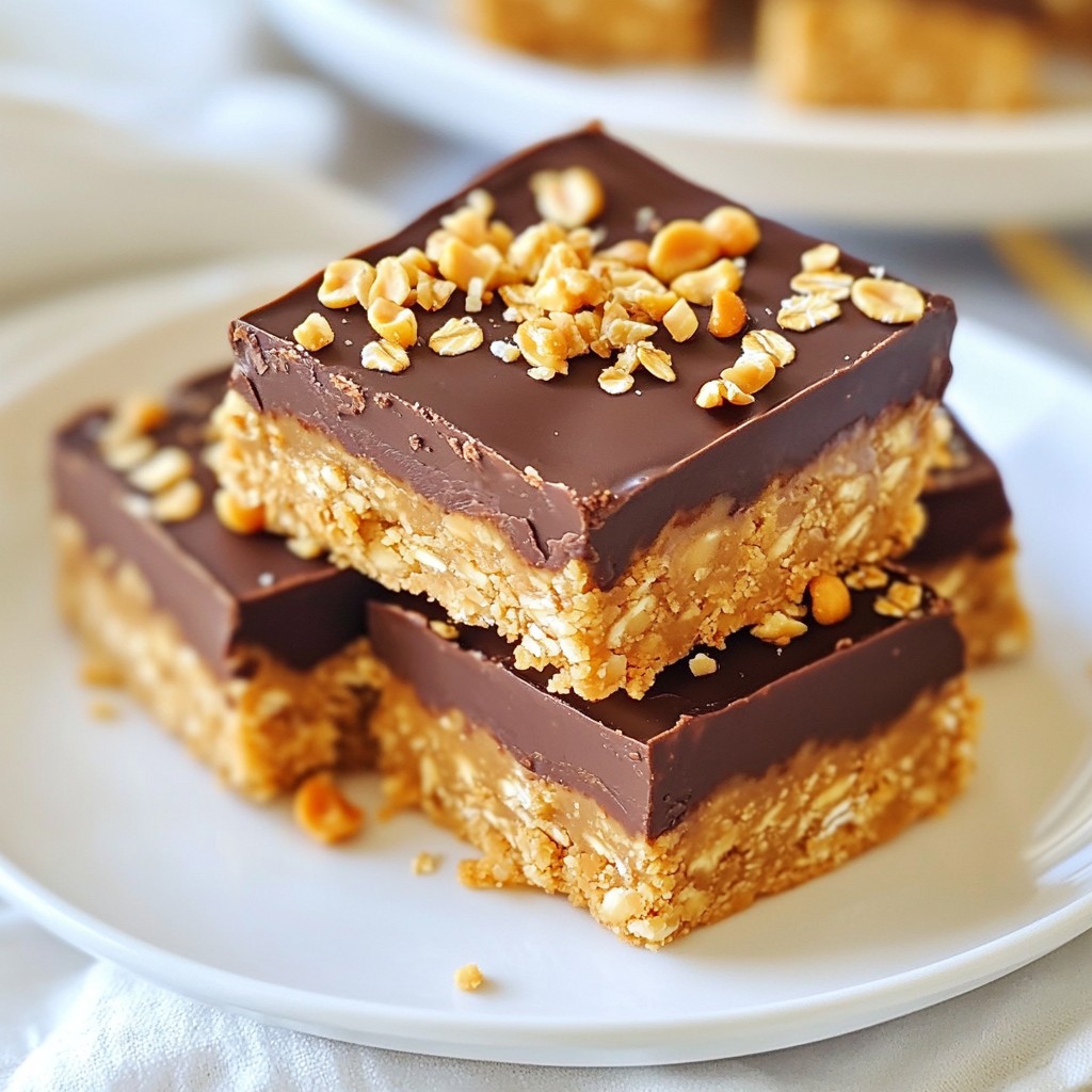 No-Bake Peanut Butter Bars Simple and Delicious Treat
