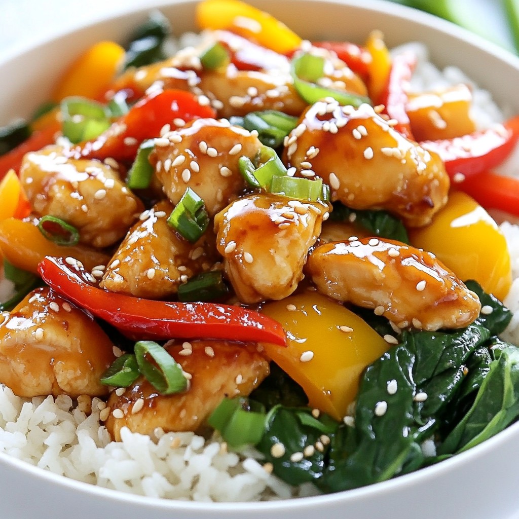 Hot Honey Chicken Bowls Flavorful and Easy Meal