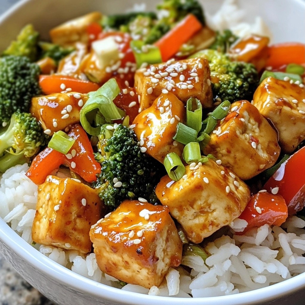 15-Minute Spicy Garlic Tofu Stir-Fry Quick Meal Prep