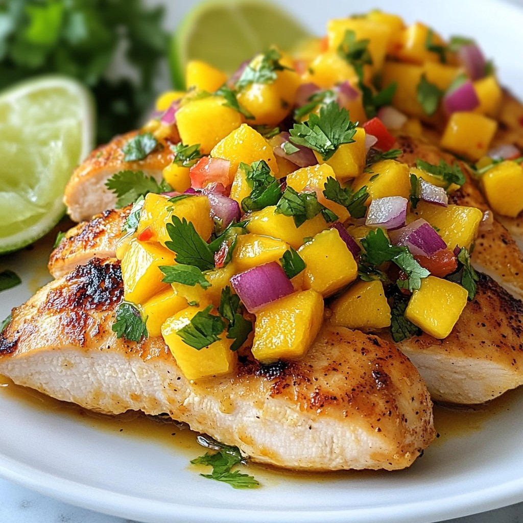 Mango Salsa Chicken Flavorful and Simple Recipe